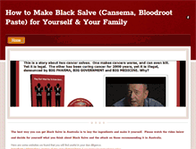 Tablet Screenshot of blacksalveaustralia.com